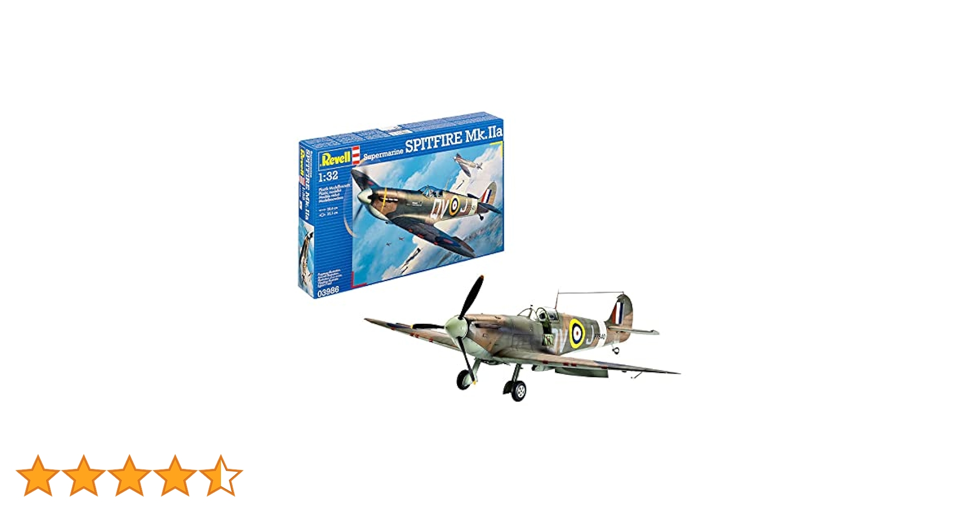 ドイツレベル 1/32 スピットファイア Mk.II 03986 プラモデル khxv5rg 417kYy0c7qL.jpg_BO30,255,255,